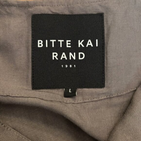 Bitte Kai Rand Women Dress Size L Oversized Linen Viscose Lagenlook Minimalist - Picture 7 of 13